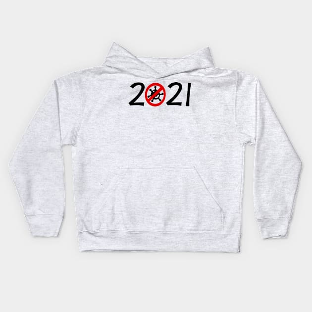 2021 NO VIRUS Kids Hoodie by busines_night